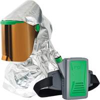 Z-Link Radiant Heat Respirator with Belt Mount & Blower, Facepiece Respirator/Headcover & Faceshield, Lithium-Ion Battery PB Rental Co. Ltd.