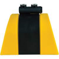 HAZLOK Safety Barrier System, Plastic, Magnetic Mount, 30', Black and Yellow Tape PB Rental Co. Ltd.