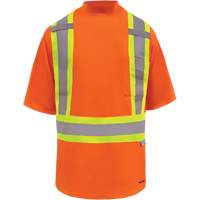 Viking&reg; Safety Bamboo Lined T-shirt, Polyester, Small, High Visibility Orange PB Rental Co. Ltd.