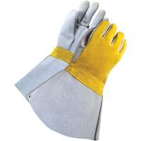 Lined Welder with 5" Cuff, Split Cowhide, Size One Size PB Rental Co. Ltd.