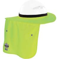 Bordure FR vert lime pour casque de chantier avec cache-cou PB Rental Co. Ltd.