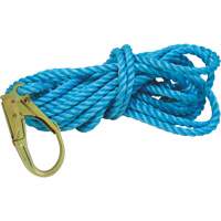 Cordage de s&eacute;curit&eacute; Superline avec cosse en nylon & mousqueton verrouillable de 2-1/4" PB Rental Co. Ltd.