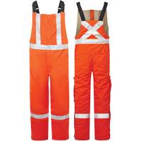 Avenger 9 oz High-Visibility Insulated Bib Pants, Style 525, Men's, X-Small, Orange PB Rental Co. Ltd.