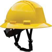 Kilimanjaro Full Brim Safety Helmet with HDPE Shell, Meets CSA Type 2, Ratchet Suspension, Vented PB Rental Co. Ltd.