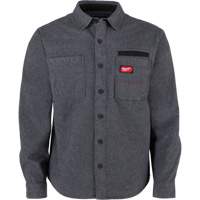 GRIDIRON Flannel Shirt, Men's, Small, Grey PB Rental Co. Ltd.