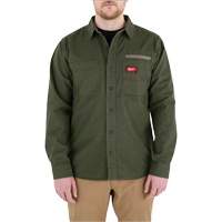 Chemise en flanelle GRIDIRON, Hommes, Petit, Vert PB Rental Co. Ltd.