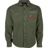 GRIDIRON Flannel Shirt, Men's, Small, Green PB Rental Co. Ltd.