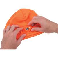 N-Ferno&reg; Winter Skull Cap with LED Rechargeable Light, Fleece Lining, One Size, Orange PB Rental Co. Ltd.