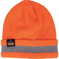 N-Ferno&reg; Reflective, Cuffed Rib Knit Winter Hat, Acrylic Lining, One Size, Orange PB Rental Co. Ltd.