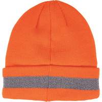 N-Ferno&reg; Reflective, Cuffed Rib Knit Winter Hat, Acrylic Lining, One Size, Orange PB Rental Co. Ltd.