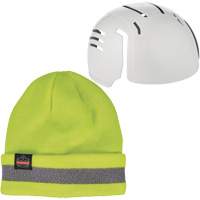 N-Ferno&reg; Reflective Rib Knit Winter Hat & Bump Cap Insert, Acrylic Lining, Medium/Small, High-Visibility Lime Green PB Rental Co. Ltd.