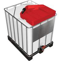 Large 3.9 Gal. Red Chemically-Resistant Polyethylene IBC Funnel PB Rental Co. Ltd.