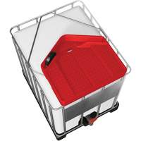 Large 3.9 Gal. Red Chemically-Resistant Polyethylene IBC Funnel PB Rental Co. Ltd.