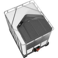Large 3.9 Gal. Grey Chemically-Resistant Polyethylene IBC Funnel PB Rental Co. Ltd.