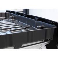 Full Size 30 Gal. Black Chemically-Resistant Polyethylene Funnel PB Rental Co. Ltd.