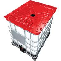 Full Size 30 Gal. Red Chemically-Resistant Polyethylene IBC Funnel PB Rental Co. Ltd.