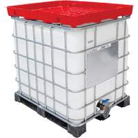 Full Size 30 Gal. Red Chemically-Resistant Polyethylene IBC Funnel PB Rental Co. Ltd.