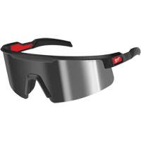 Lunettes de s&eacute;curit&eacute; enveloppantes avec lentille &agrave; double rev&ecirc;tement, Lentille Rouge/Miroir, Anti-&eacute;gratignures/Polaris&eacute;, ANSI Z87+/R&eacute;pond ou surpasse la norme CSA Z94.3 PB Rental Co. Ltd.