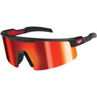 Lunettes de s&eacute;curit&eacute; enveloppantes, Lentille Rouge/Miroir, Anti-&eacute;gratignures, ANSI Z87+/R&eacute;pond ou surpasse la norme CSA Z94.3 PB Rental Co. Ltd.