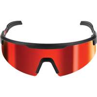 Lunettes de s&eacute;curit&eacute; enveloppantes, Lentille Rouge/Miroir, Anti-&eacute;gratignures, ANSI Z87+/R&eacute;pond ou surpasse la norme CSA Z94.3 PB Rental Co. Ltd.