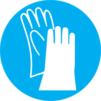 Right to Know Pictogram Labels -Boots, Vinyl, Sheet, 5/8" L x 3/4" W PB Rental Co. Ltd.