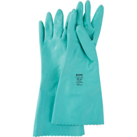 Gants &agrave; prise emboss&eacute;e &agrave; motif en Z StanSolv, Taille 2T-Grand/11, 14" lo, Nitrile, Doublure en Interlock, 11 mils PB Rental Co. Ltd.