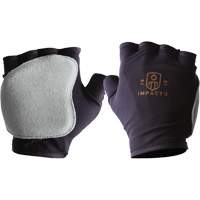 Anti-Impact Fingerless Right-Hand Glove, X-Small, Split Leather Palm, Slip-On Cuff PB Rental Co. Ltd.