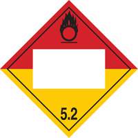 Plaque-&eacute;tiquette TMD peroxyde organique, Plastique PB Rental Co. Ltd.