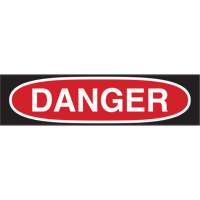 "Danger" Sign, 7" x 10", Polystyrene, English PB Rental Co. Ltd.