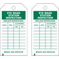 &eacute;tiquettes de rapport d'inspection, Polyester, 4" la x 7" h, Anglais PB Rental Co. Ltd.
