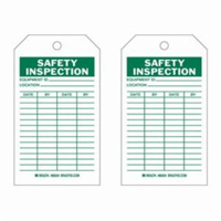 &eacute;tiquettes d'inspection de s&eacute;curit&eacute;, Polyester, 4" la x 7" h, Anglais PB Rental Co. Ltd.