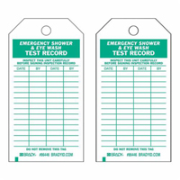 &eacute;tiquettes pour r&eacute;sultats de test, Polyester, 4" la x 7" h, Anglais PB Rental Co. Ltd.