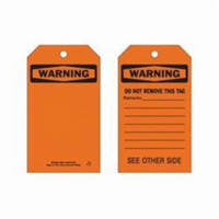 &eacute;tiquettes de s&eacute;curit&eacute; auto-plastifiantes, Polyester, 4" la x 7" h, Anglais PB Rental Co. Ltd.