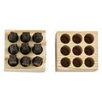 Number Steel Stamp Punch Set, # 4/6/3/2/1/8/9/7/5, 1/4" PB Rental Co. Ltd.