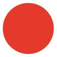 Round Write-On Labels, Circle, 1.5" L x 1.5" W, Red PB Rental Co. Ltd.