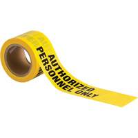 Barricade Tape, English, 3" W x 200' L, 3 mils, Black on Yellow PB Rental Co. Ltd.