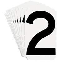&eacute;tiquettes de lettres et chiffres gothiques individuels Quick-Align, 2, 4" h, Noir PB Rental Co. Ltd.
