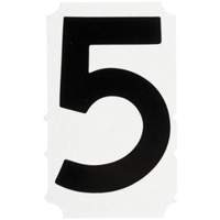 &eacute;tiquettes de lettres et chiffres gothiques individuels Quick-Align, 5, 4" h, Noir PB Rental Co. Ltd.