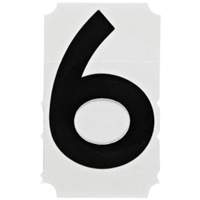 &eacute;tiquettes de lettres et chiffres gothiques individuels Quick-Align, 6, 4" h, Noir PB Rental Co. Ltd.