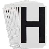&eacute;tiquettes de lettres et chiffres gothiques individuels Quick-Align, H, 4" h, Noir PB Rental Co. Ltd.