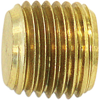 Bouchon de tuyau (t&ecirc;te hexagonale frais&eacute;e), 1/8" dia., Laiton PB Rental Co. Ltd.