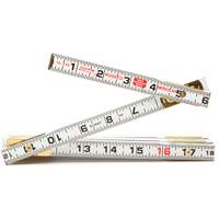 Red End&reg; Masonry Rule, 6' L, Wood, 1/16" Graduations PB Rental Co. Ltd.