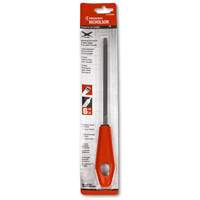 Lime pointue tr&egrave;s mince avec poign&eacute;e rouge, Triangle, 6", Simple PB Rental Co. Ltd.
