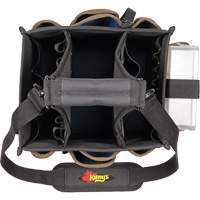 Grands porte-outils pour &eacute;lectriciens et travaux de maintenance, Polyester, 23 pochettes, Noir PB Rental Co. Ltd.