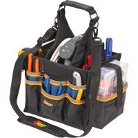 Grands porte-outils pour &eacute;lectriciens et travaux de maintenance, Polyester, 23 pochettes, Noir PB Rental Co. Ltd.