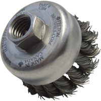 Brosses-boisseau &agrave; fils nou&eacute;s, 4" dia. x 5/8"-11 arbre PB Rental Co. Ltd.