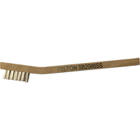 Petites brosses de nettoyage, Acier inoxydable, 3 x 7 rangs de fils, Longueur 7-3/4" PB Rental Co. Ltd.