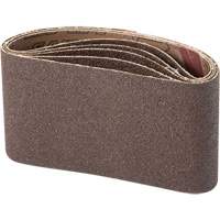 Courroie abrasive pour ponceuse portative, 3" la x 21" lo, Oxyde d'aluminium, Grain 100 PB Rental Co. Ltd.