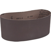 Courroie abrasive pour ponceuse portative, 4" la x 24" lo, Oxyde d'aluminium, Grain 120 PB Rental Co. Ltd.