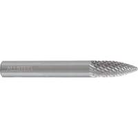 AllSteel Tapered Shape Carbide Burr, SG-5, 1/2" Dia., 1/4" Shank, 1" Depth of Cut PB Rental Co. Ltd.